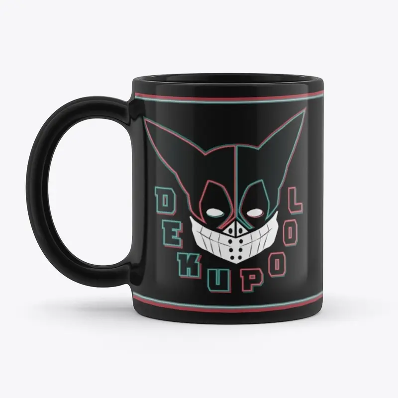 DekuPool Logo Black Mug